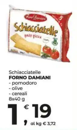 Alter Discount Schiacciatelle Forno Damiani offerta