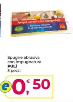 Alter Discount Spugne abrasiva con impugnatura PULÌ offerta