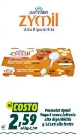 Parmalat Zymil Yogurt senza lattosio alta digeribilità