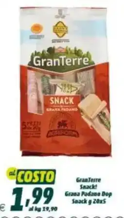 Elite GranTerre Snack Grana Padano Dop offerta
