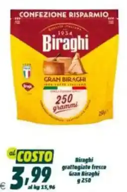 Elite Biraghi grattugiato fresco Gran Biraghi offerta