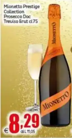 Elite Mionetto Prestige Collection Prosecco Doc Treviso Brut offerta