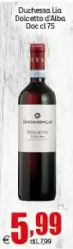Elite Duchessa Lia Dolcetto d'Alba offerta