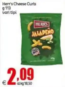 Elite Herr's Cheese Curls Jalapeno offerta