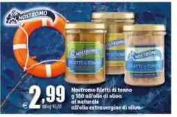 Elite Nostromo filetti di tonno offerta