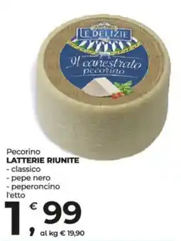 Alter Discount Pecorino Latterie Riunite offerta