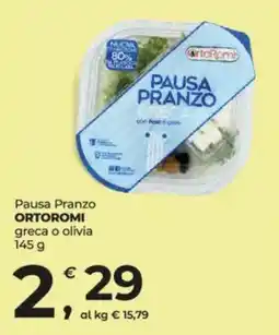Alter Discount Pausa Pranzo Ortoromi greca o olivia offerta