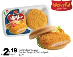Elite Martini Quando Vuoi The Best Burger di filetto di pollo offerta