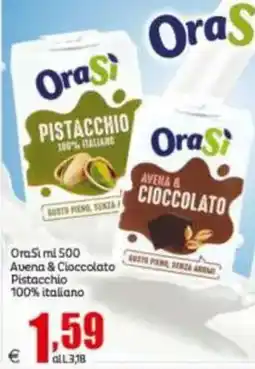 Elite OraSi mi Avena & Cioccolato Pistacchio 100% italiano offerta