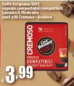 Elite Caffè Vergnano 1882 Cremoso offerta