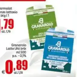 Elite Granarolo Latte Uht brik offerta