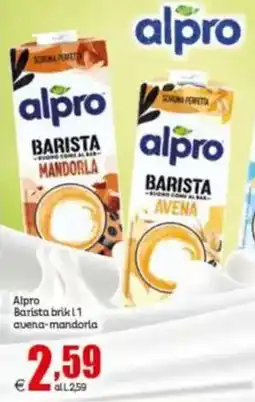 Elite Alpro Barista avena-mandorla offerta