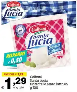 Elite Galbani Santa Lucia Mozzarella senza lattosio offerta