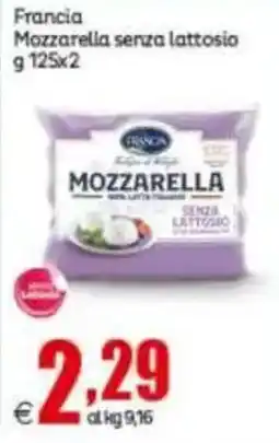 Elite Mozzarella senza lattosio offerta