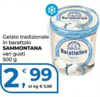 Gelato tradizionale Sammontana