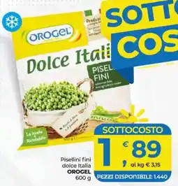 Alter Discount Pisellini fini dolce Italia OROGEL offerta