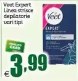 Elite Veet Expert Linea strisce depilatorie vari tipi offerta