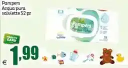Elite Pampers Acqua pura salviette offerta