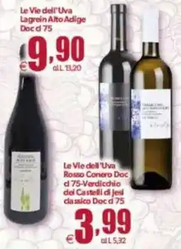 Elite Le Vie dell'Uva Lagrein Alto Adige Doc offerta