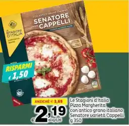 Elite Le Stagioni d'Italia Pizza Margherita con antico grano italiano Senatore varietà Cappelli offerta