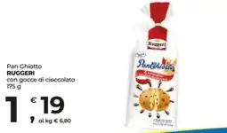 Alter Discount Pan Ghiotto Ruggeri con gocce di cioccolato offerta