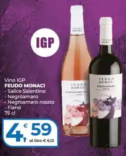 Alter Discount Vino IGP Feudo Monaci offerta