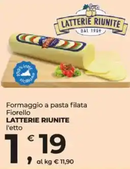 Alter Discount Formaggio a pasta filata Fiorello Latterie Riunite offerta