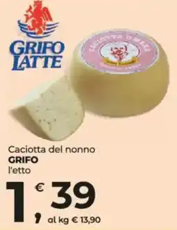 Alter Discount Caciotta del nonno GRIFO offerta