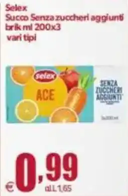 Elite Selex Succo Senza zuccheri aggiunti offerta
