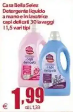 Elite Casa Bella Selex Detergente liquido a mano e in lavatrice capi delicati offerta