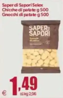 Elite Saper di Sapori Selex Gnocchi di patate offerta