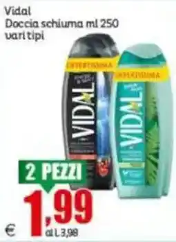 Elite Doccia schiuma Vidal offerta