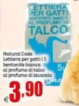 Elite Natural Code Lettiera per gatti offerta