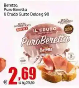 Elite PuroBeretta Il Crudo Gusto Dolce offerta