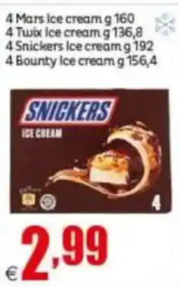 Elite Snickers ice cream offerta