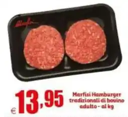 Elite Marfisi Hamburger tradizionali di bovino adulto offerta