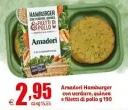 Elite Amadori Hamburger con verdure, quinoa e filetti di pollo offerta