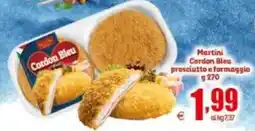 Elite Martini Cordon Bleu prosciutto e formaggio offerta
