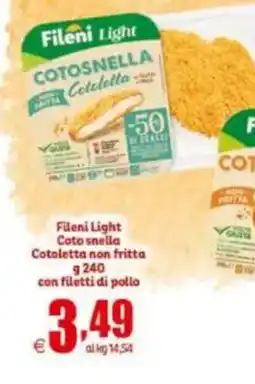 Elite Fileni Light Cotosnella Cotoletta non fritta offerta