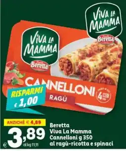 Elite Beretta Viva La Mamma Cannelloni offerta