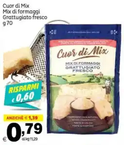 Elite Cuor di Mix Mix di formaggi Grattugiato fresco offerta