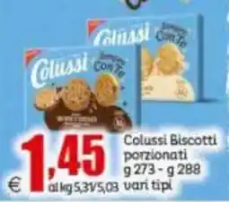 Elite Colussi Biscotti porzionati offerta