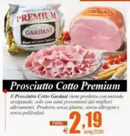 Elite Prosciutto Cotto Premium Gardani offerta