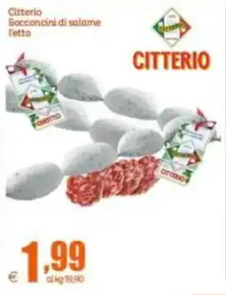 Elite Bocconcini di salame Citterio offerta