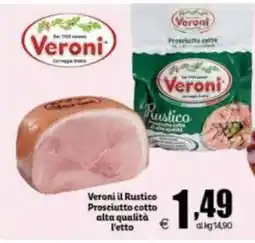 Elite Veroni il Rustico Prosciutto cotto offerta