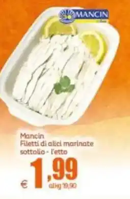 Elite Mancin Filetti di alici marinate sottolio offerta