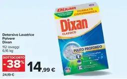 Carrefour Iper Detersivo Lavatrice Polvere Dixan offerta