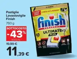 Carrefour Iper Pastiglie Lavastoviglie Finish offerta