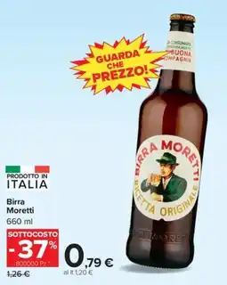 Carrefour Iper Birra Moretti offerta