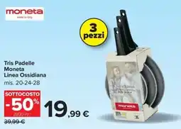 Carrefour Iper Tris Paddle Moneta Linea Ossidiana offerta